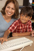 Image of parent with child